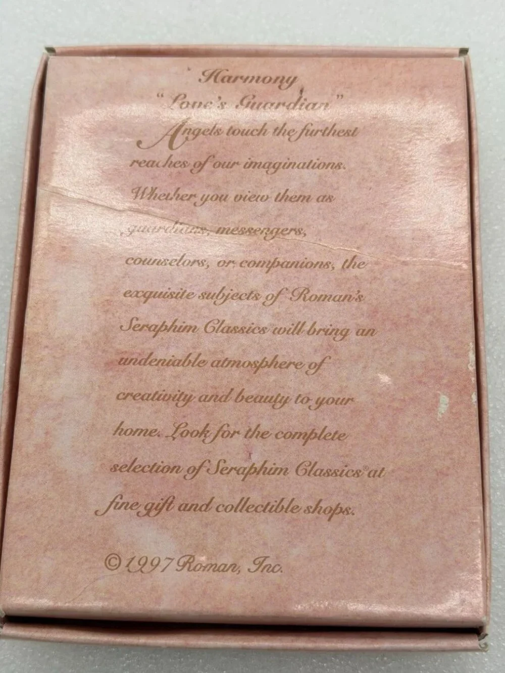 Vintage Roman Inc Seraphim Classics Harmony Angel Ornament NIB